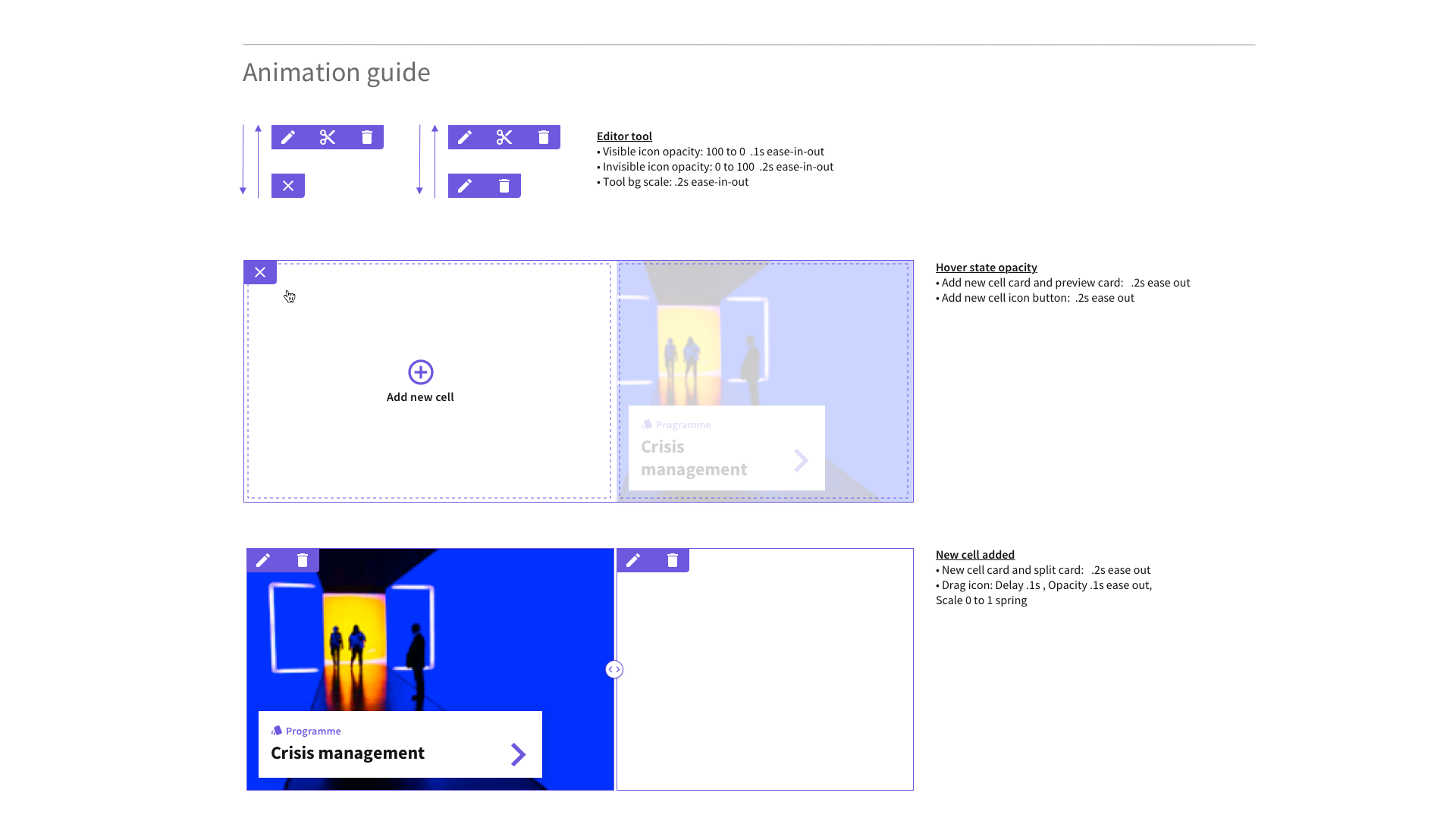 Space animation guide